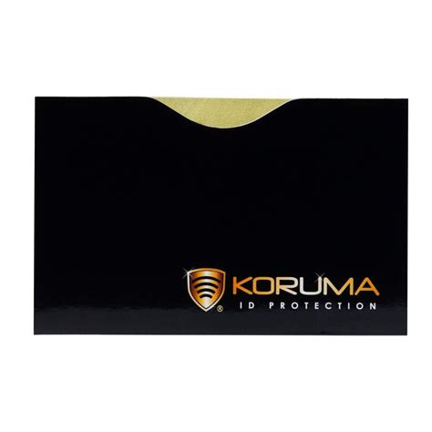 koruma rfid nfc blocking card clash protector|Koruma RFID Blocking Sleeve Paypass Credit Debit Card .